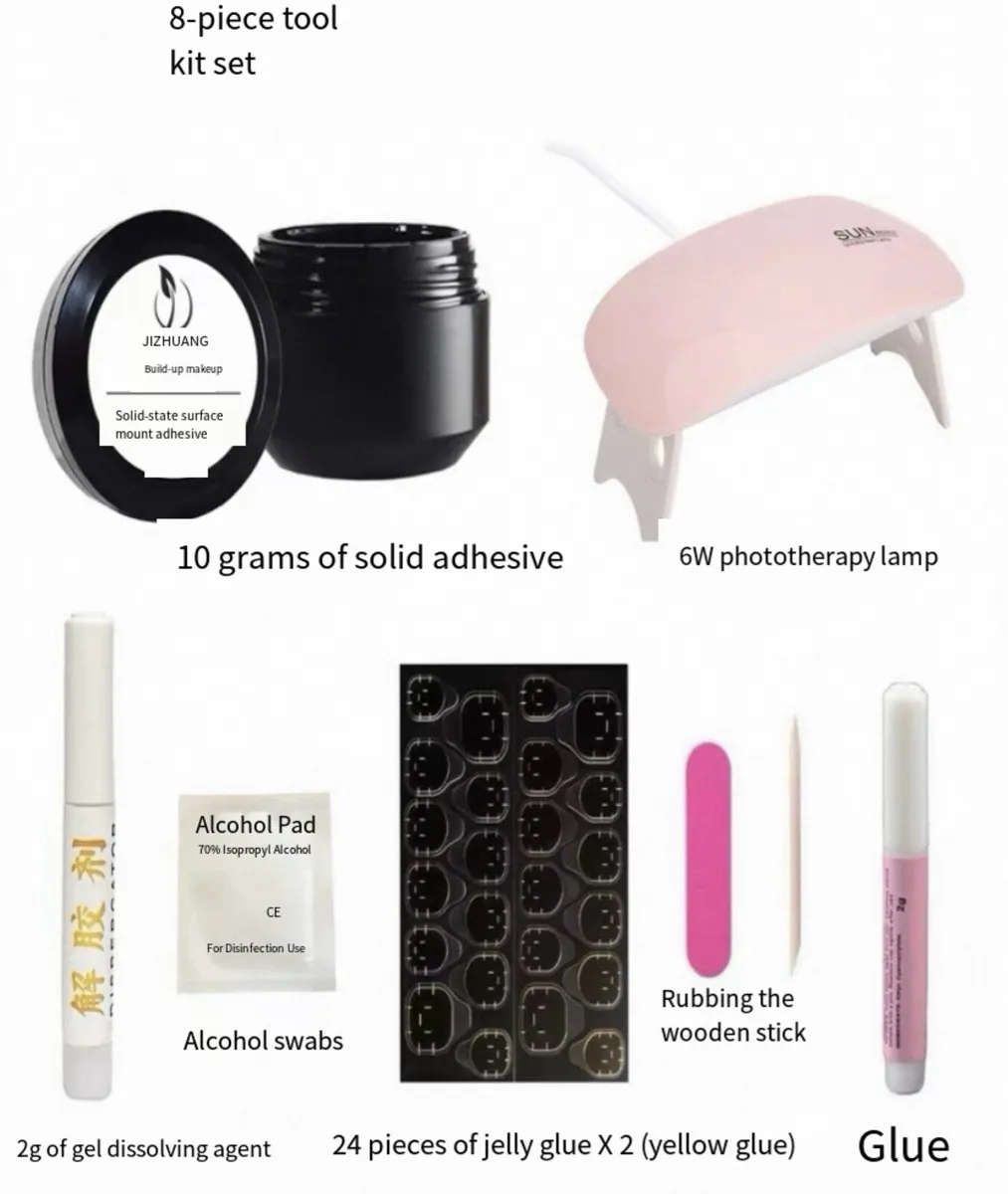 Brand new press-on nail sets(3x) + free tools - Image 3