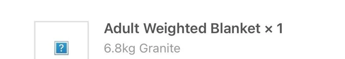 Weighted Blanket 6.8kg Adult Granite - Image 4