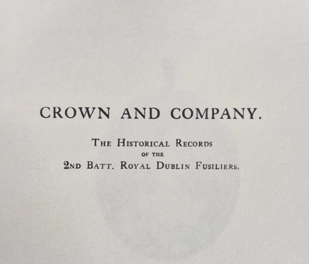 The History of the Royal Dublin Fusiliers - Image 3