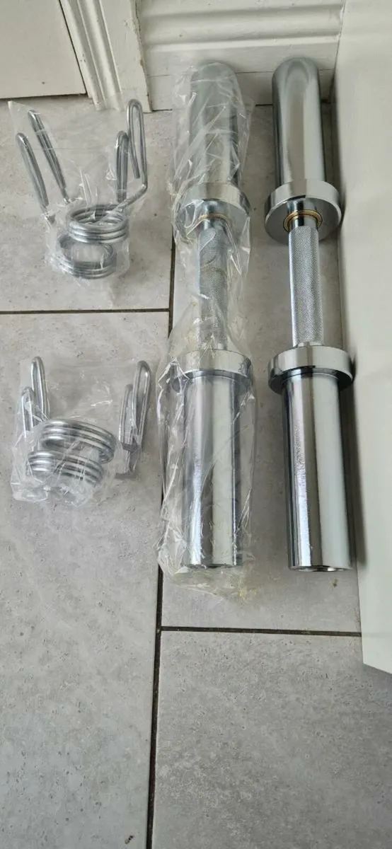 Brand new set of Olympic dumbbell handles - Image 4