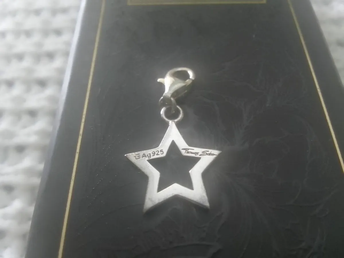 THOMAS SABO STERLING SILVER STAR CHARM - Image 1