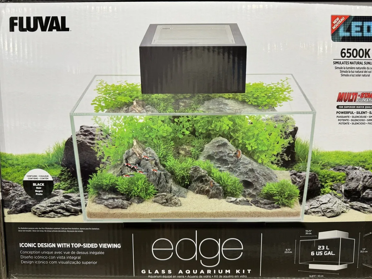 Fish tank fluval edge aquarium