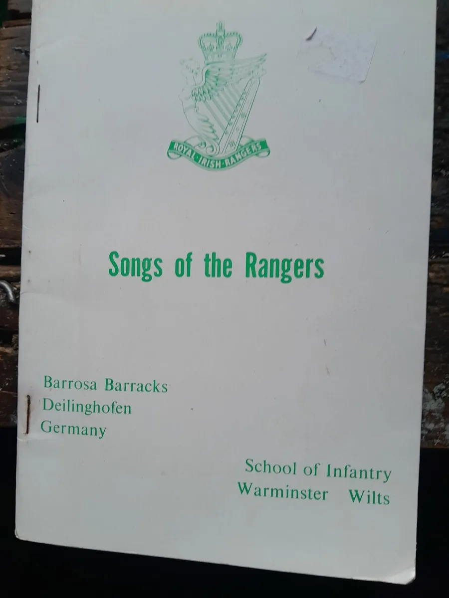 Scarce  book  songs  of  the  rangers - Image 1