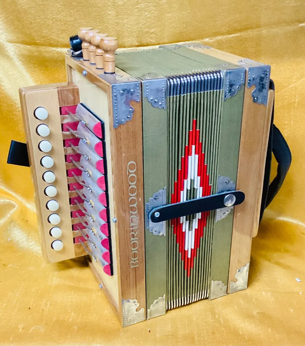 BOORINWOOD 3002C 4 STOP  MELODEON USED - Image 1