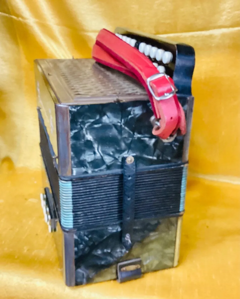 HOHNER B/C DOUBLE RAY BLACK DOT ACCORDION - Image 2