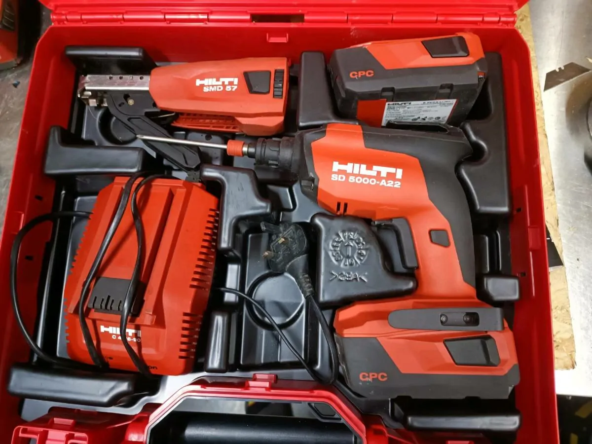 Hilti drywall gun.