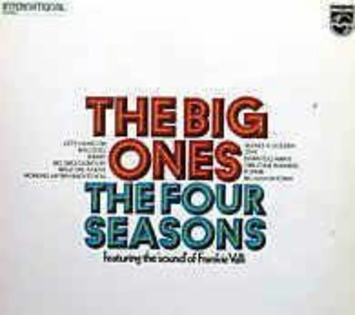 The Four Seasons Vinyl LP - The Big Ones