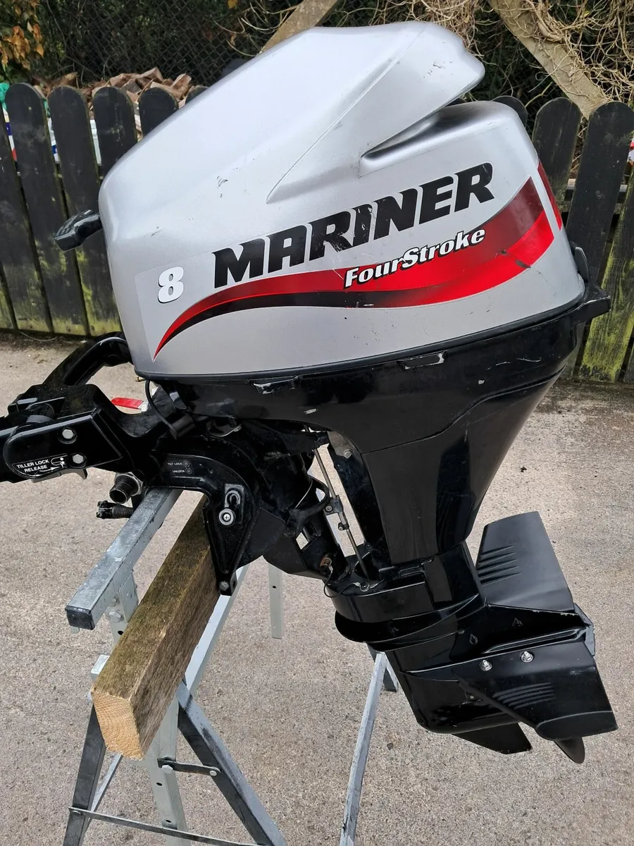 8hp mariner 4 stroke outboard - Image 1