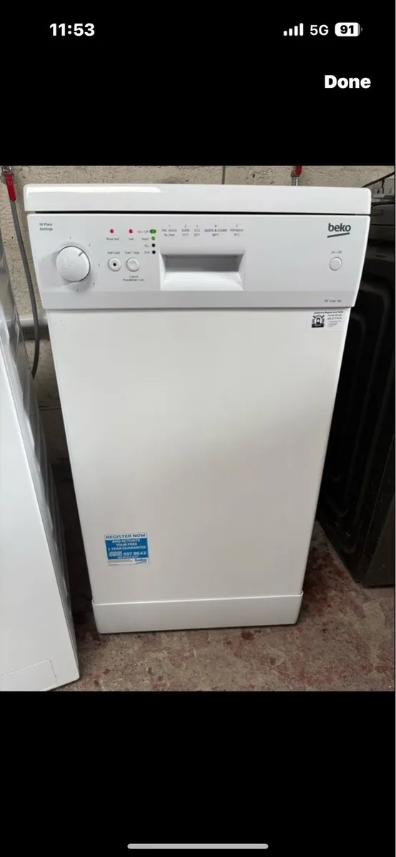 Beko Dishwasher (Slimline)
