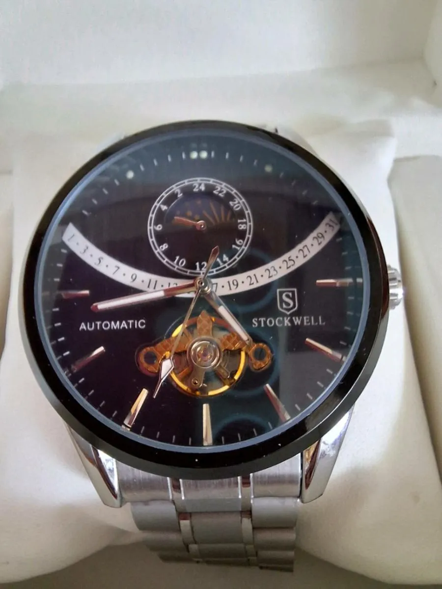 Gents Stockwell automatic moon phase watch - Image 2