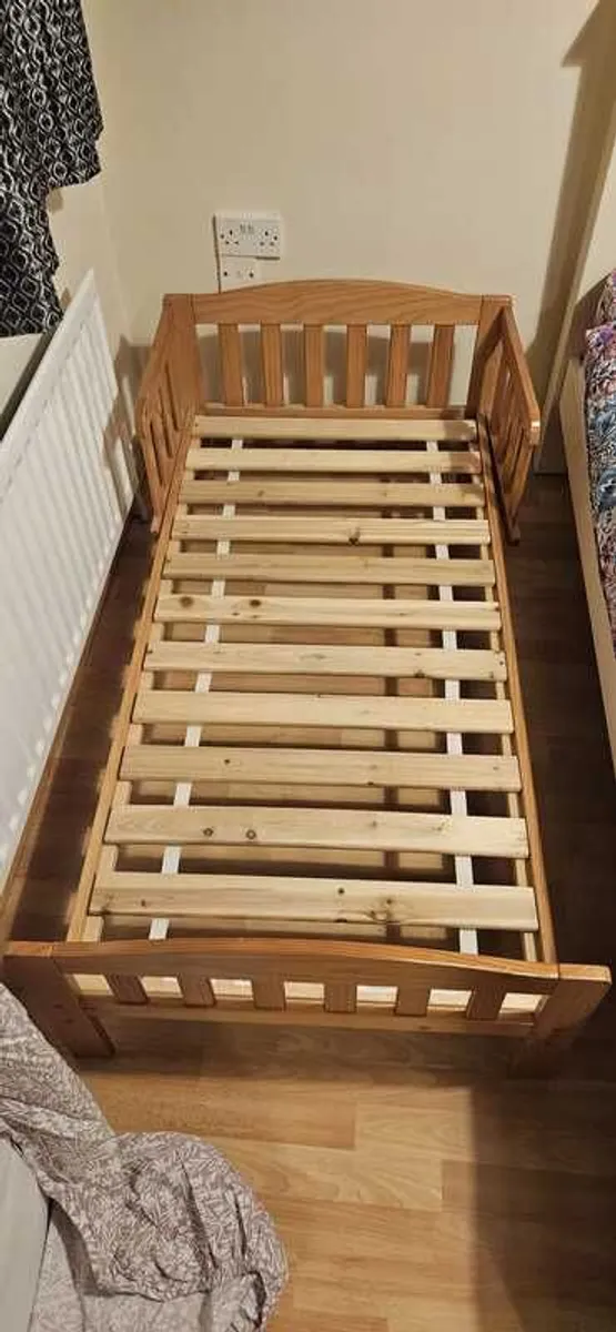Toddler Bed and Brand New Mattress - Image 2