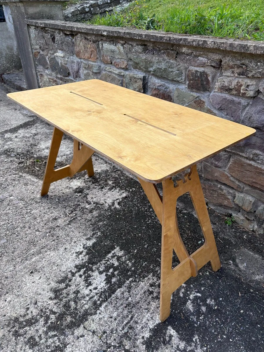 Solid wood desk - Image 4