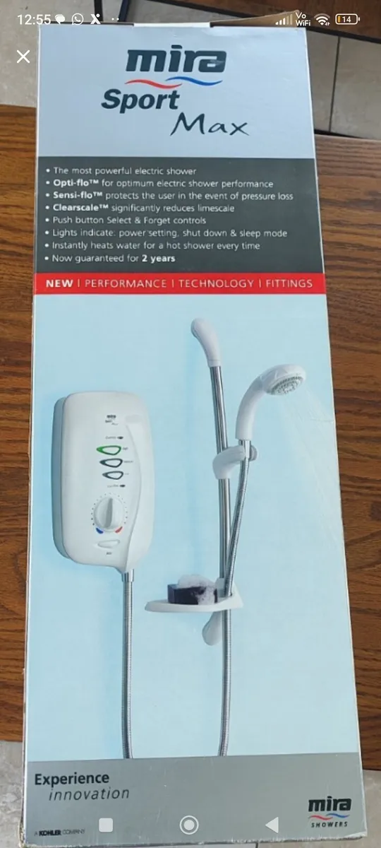 Mira Sport Max Electric Shower 10.8kW — Brand New, - Image 1