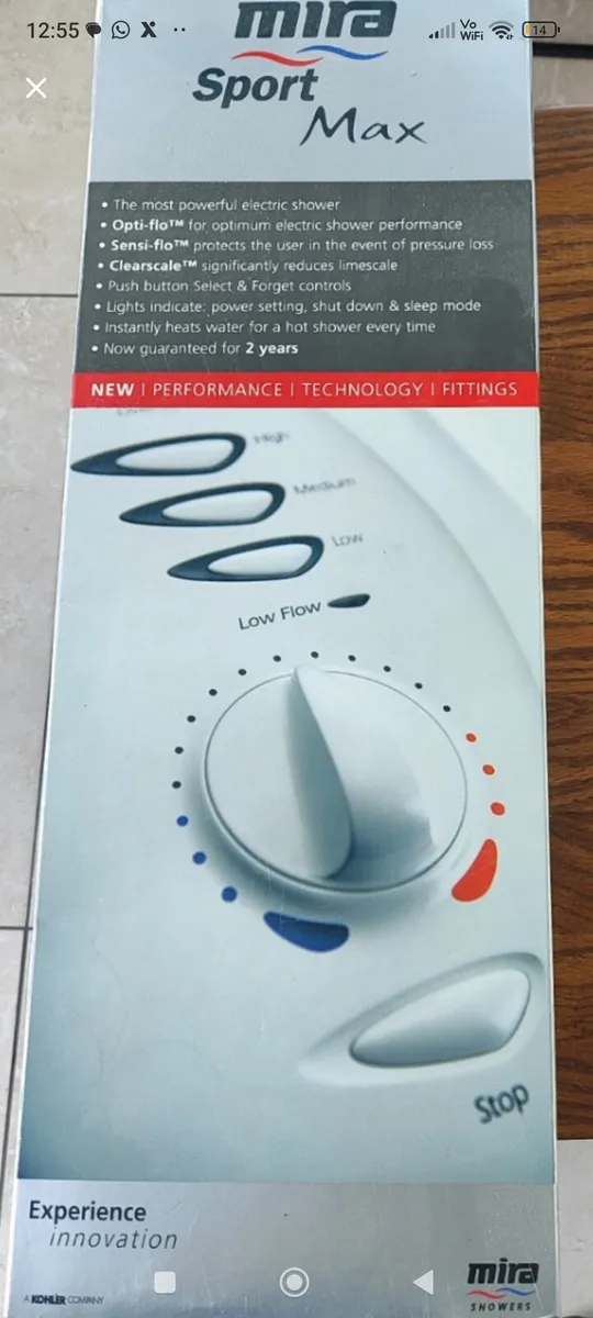 Mira Sport Max Electric Shower 10.8kW — Brand New, - Image 3