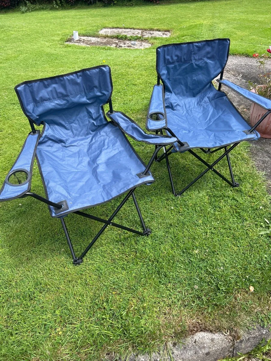 Camping chairs x 2 - Image 1