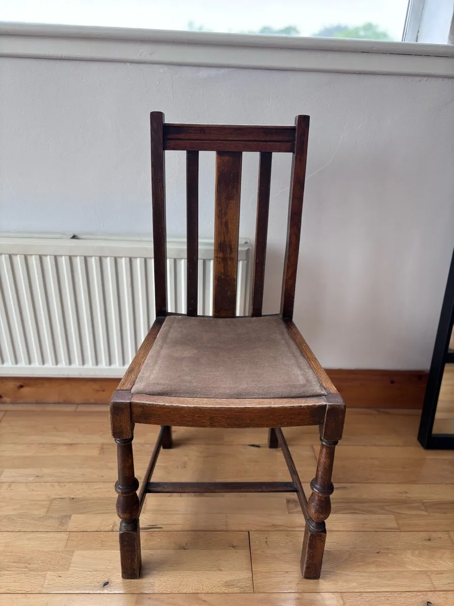 Vintage solid wood chairs - Image 3