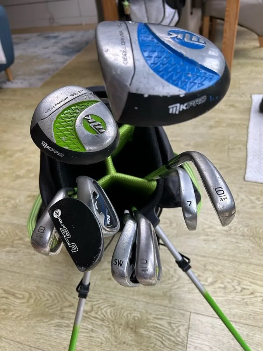 Kids Golf Clubs MK Pro Junior Golf Package Set (Age 9-11 Years) - Image 2