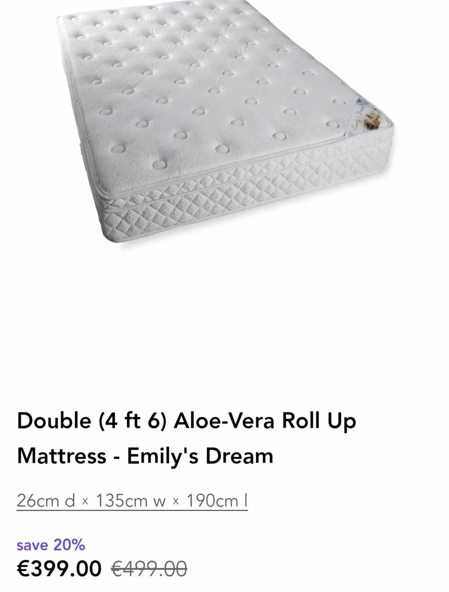 Double mattress like new - Image 3
