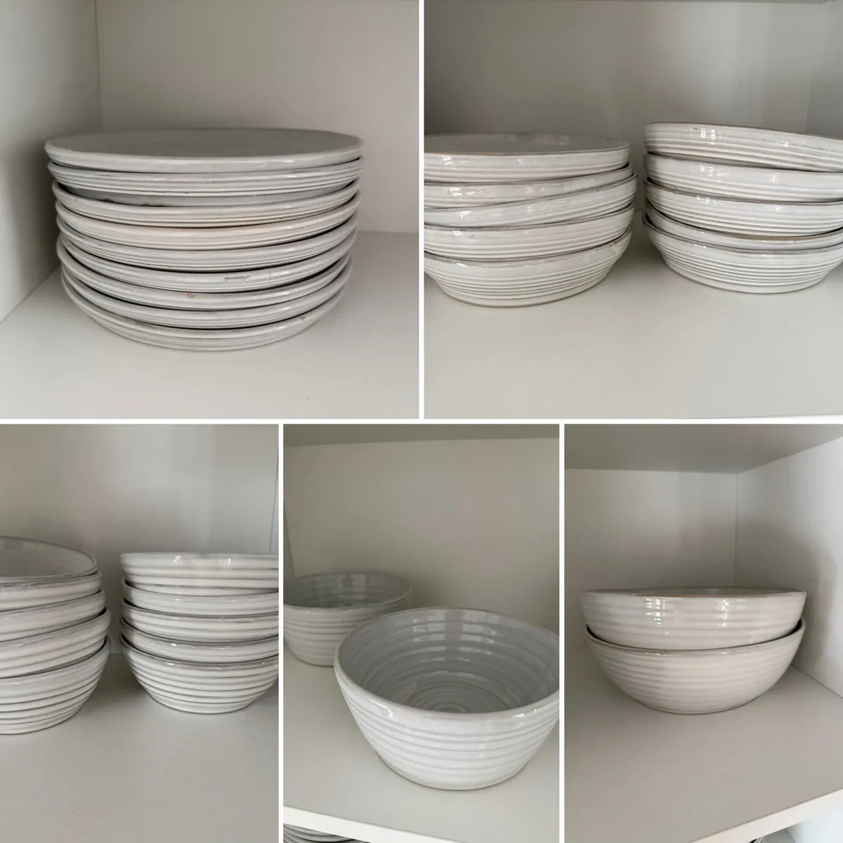 43 piece set of stoneware dinnerware - Image 1