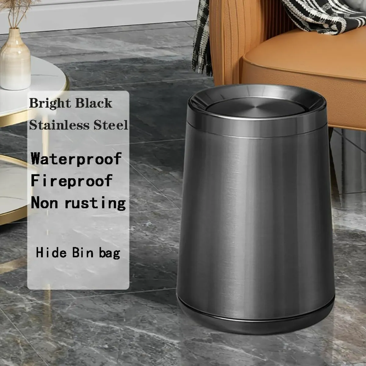 Stainless steel waste bins -Leasylife 30 Euro each - Image 4