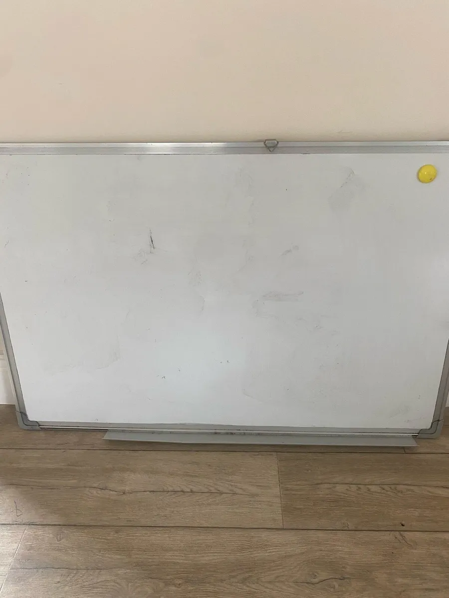 Large white board