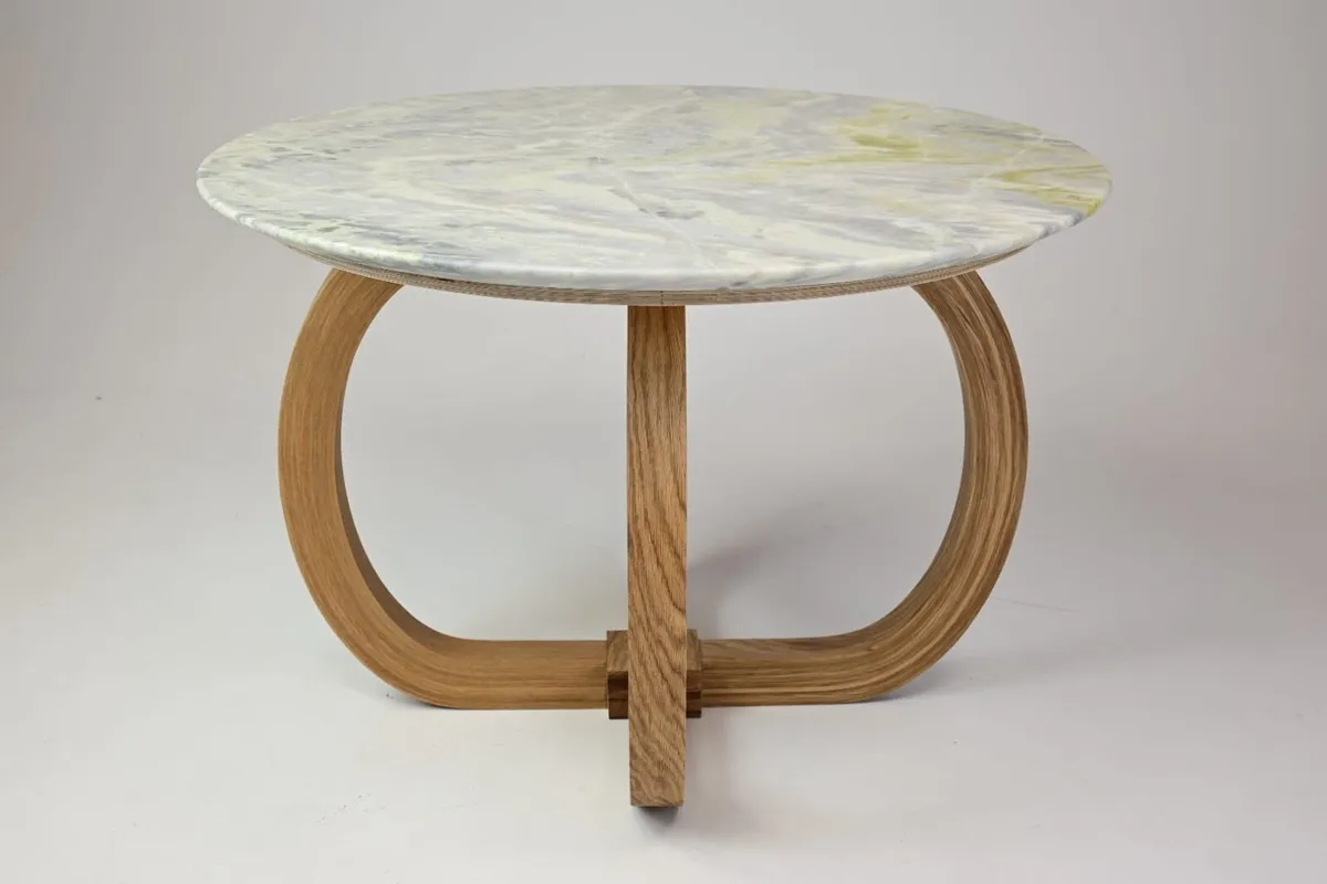 Bespoke Connemara marble coffee table - Image 1
