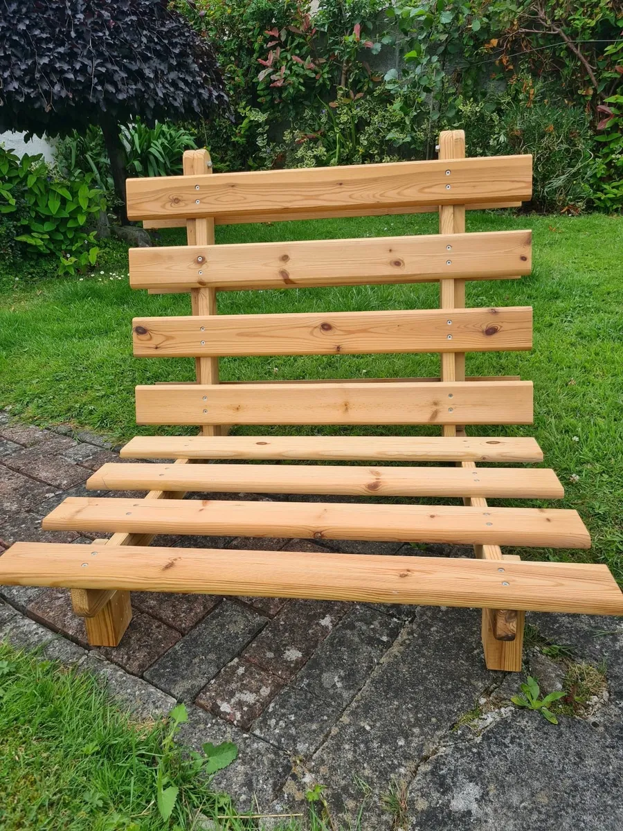 Single Futon base and matching side table - Image 3