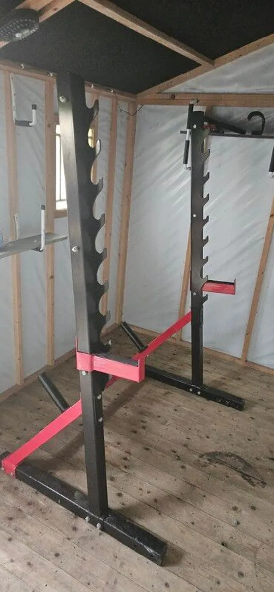 squat rack and bench - Image 2