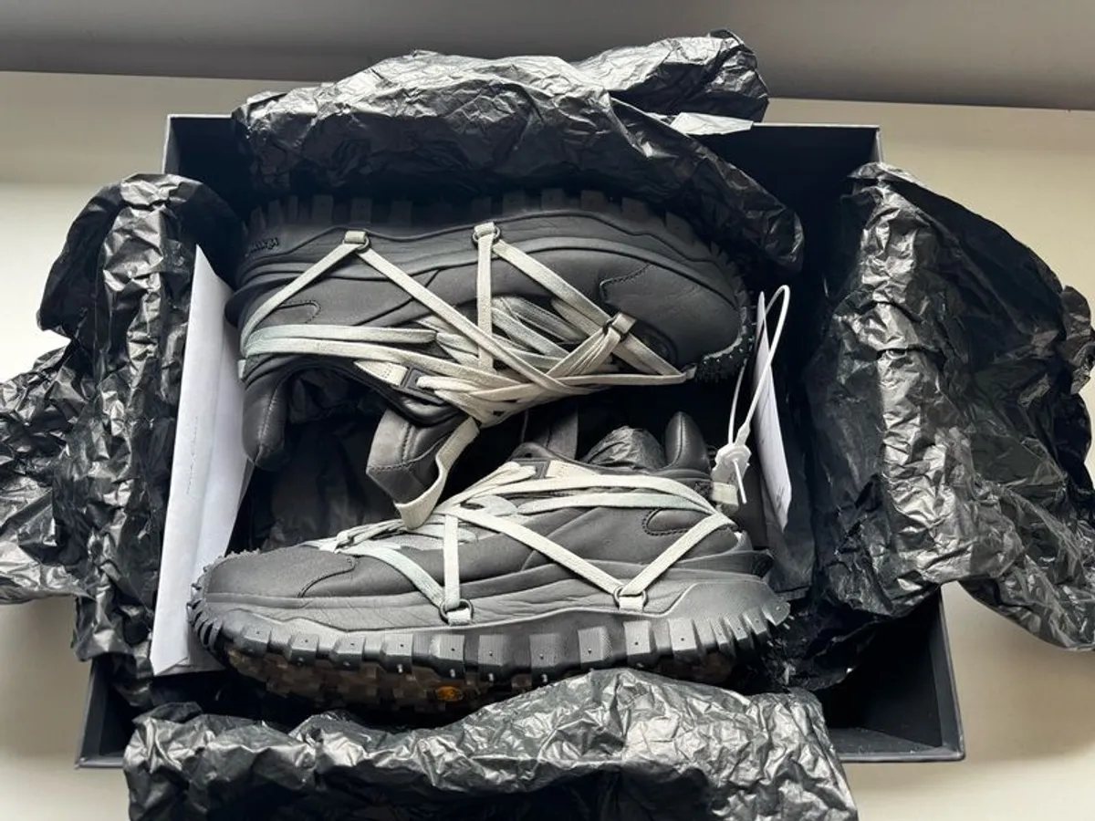Moncler + Rick Owens Trailgrip Megalace Sneakers FW24 - Image 1