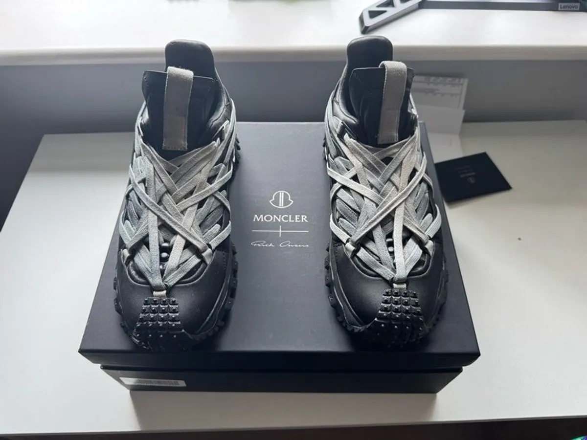 Moncler + Rick Owens Trailgrip Megalace Sneakers FW24 - Image 2
