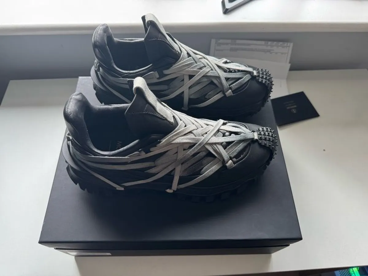 Moncler + Rick Owens Trailgrip Megalace Sneakers FW24 - Image 3