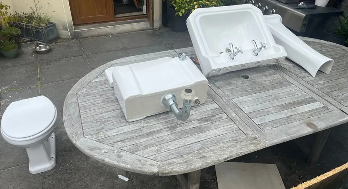 Sanitary Sink & Toilet (Shires) - Image 2