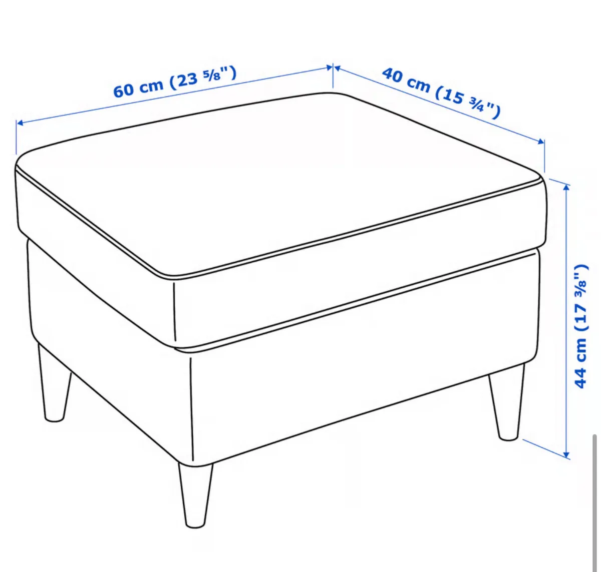 IKEA Strandmon Wingback Chair and Footstool - Image 4
