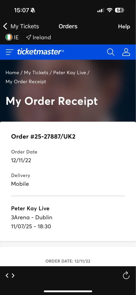 Peter Kay x2 - Dub Fri 11th - Below Face Value - Image 2