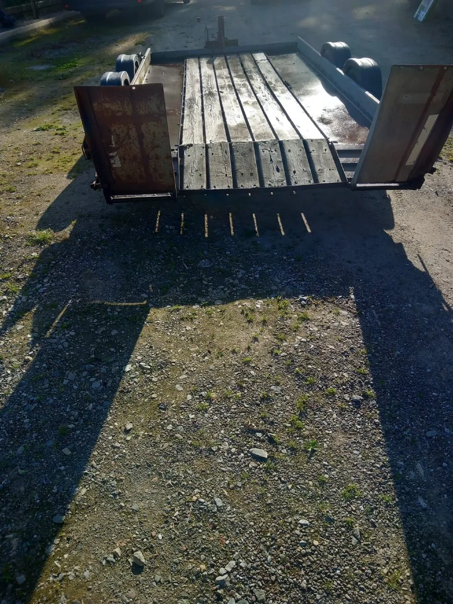 14 foot Brian James car transporter. - Image 2