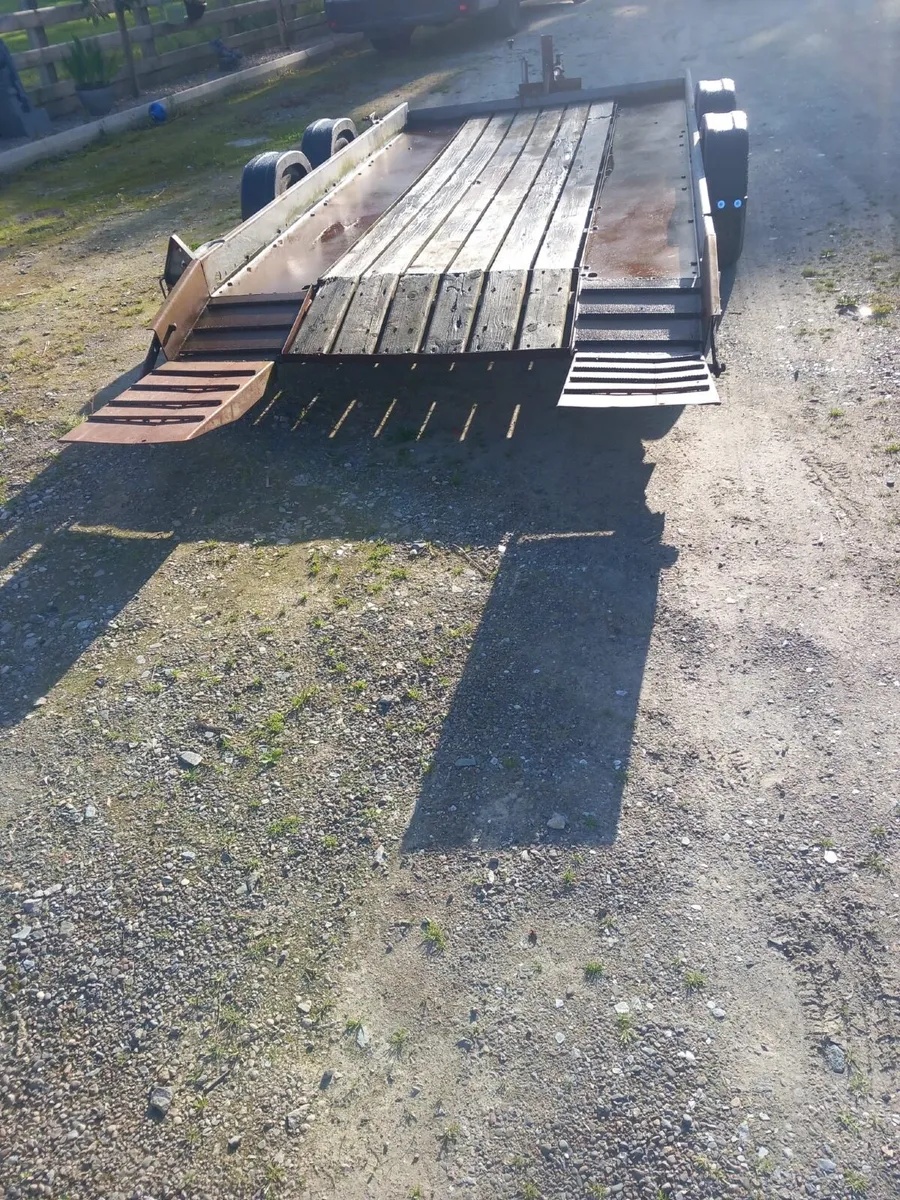 14 foot Brian James car transporter. - Image 3
