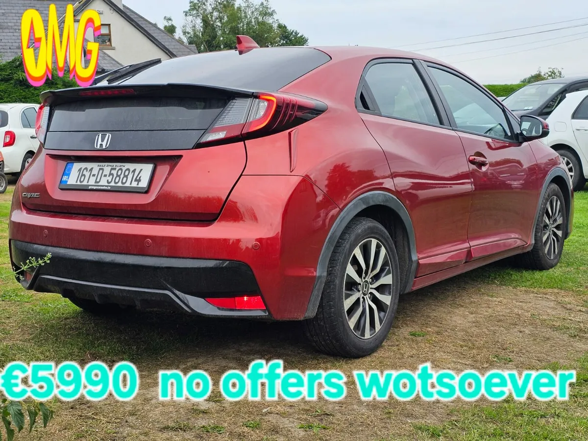 🔴 2016 HONDA CIVIC 🔴 CHEAP. CAR🔴 ONLY €5990  🔴 - Image 1