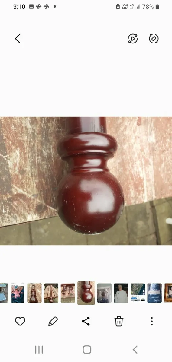 Curtain Pole......Wood. - Image 2