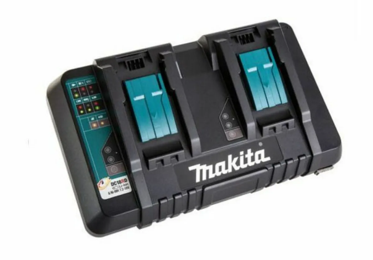 Makita DC18RD Li-Ion Twin Rapid Charger 240V