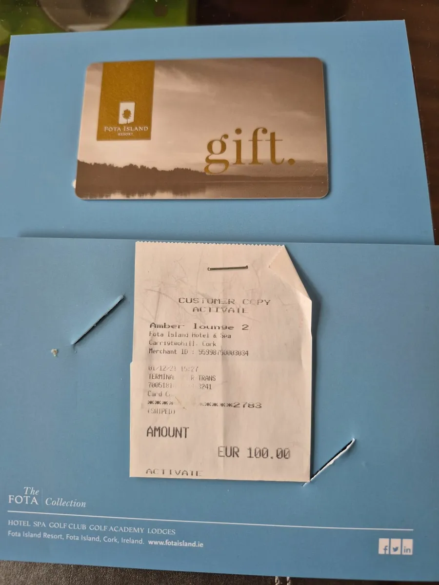 Gift card to Fota - Image 1