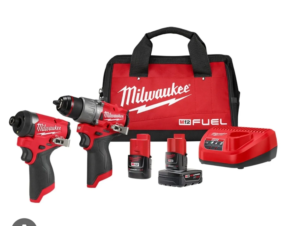 Milwaukee M12 Fuel Gen3 Drill & Impact Driver Kit - Image 1