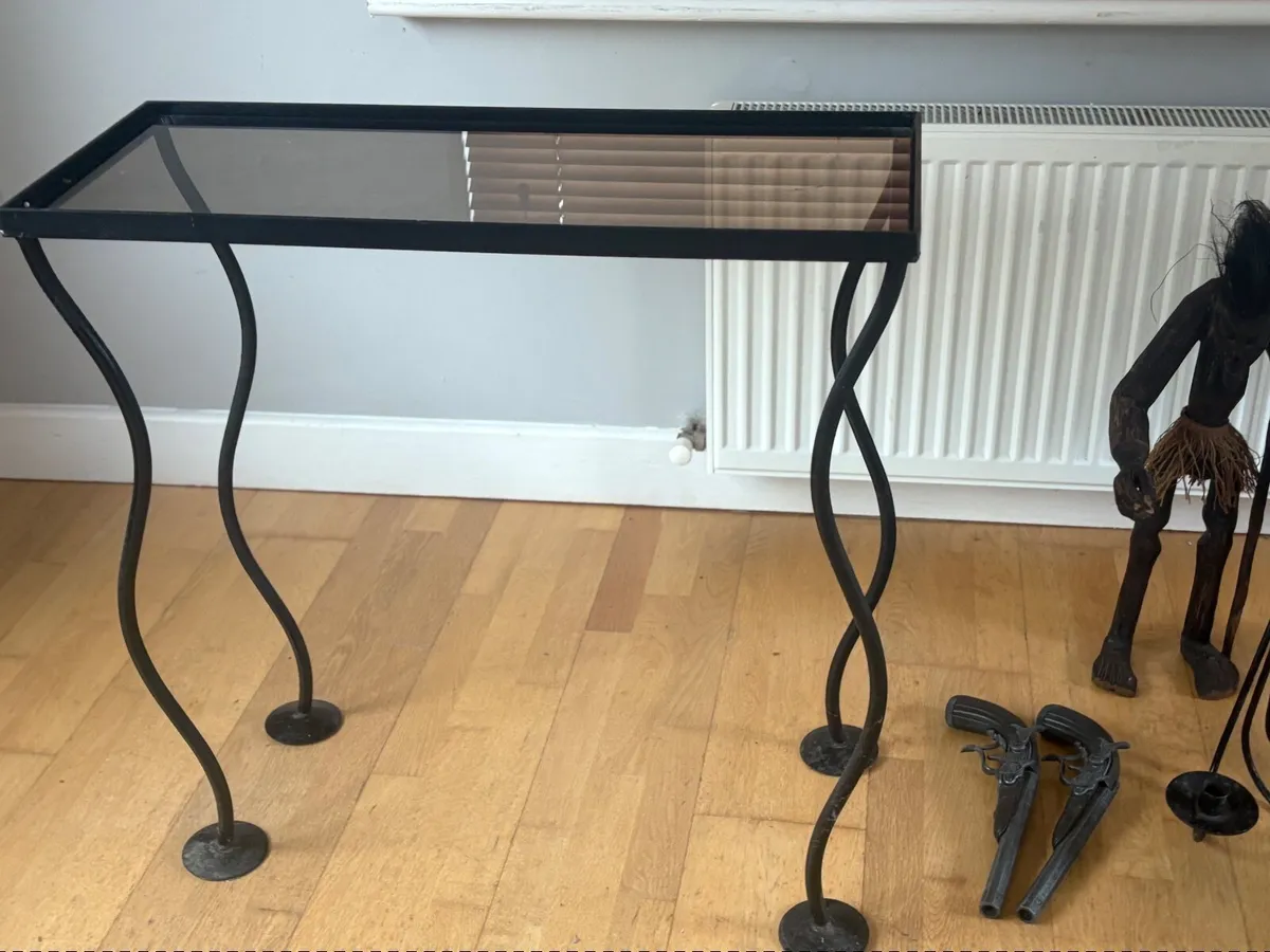 2 Wrought iron tables - Image 1