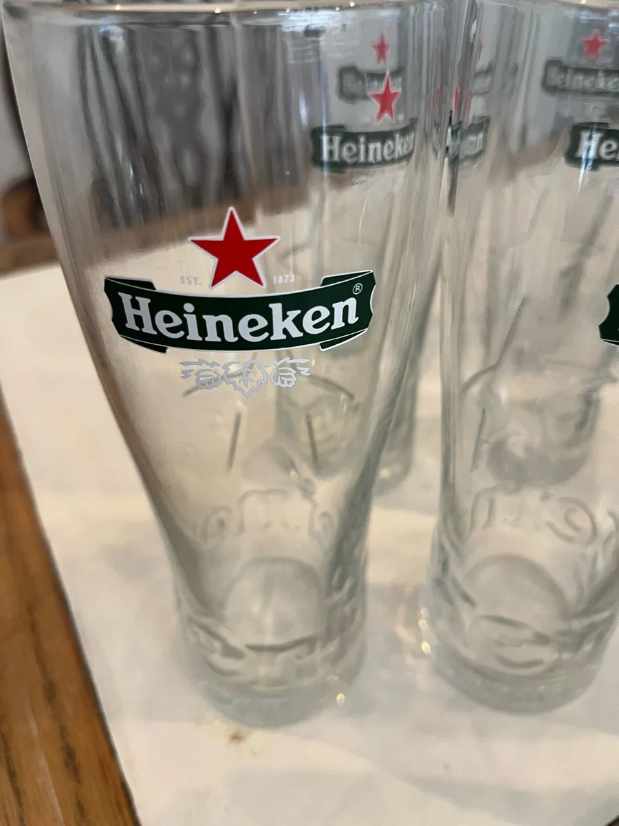 25 Beer Glasses- Heineken & Rockshore - Image 3