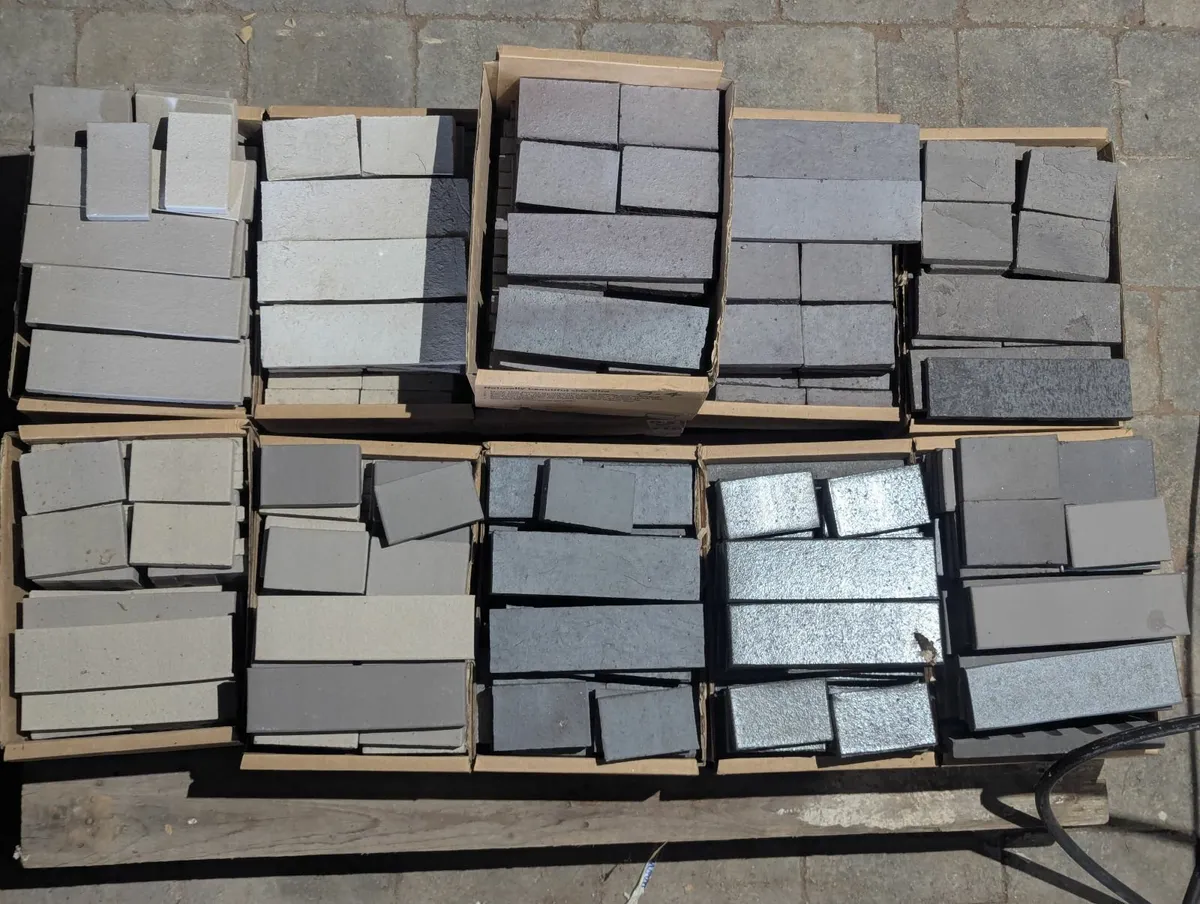 Brick Slips - Greys and black - Image 1