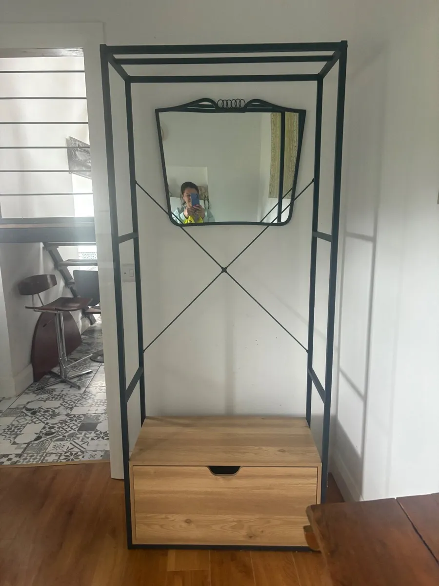 Hall stand and mirror