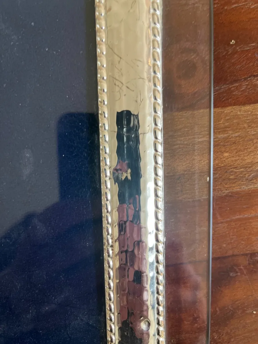 Large solid silver photo frame - Image 3