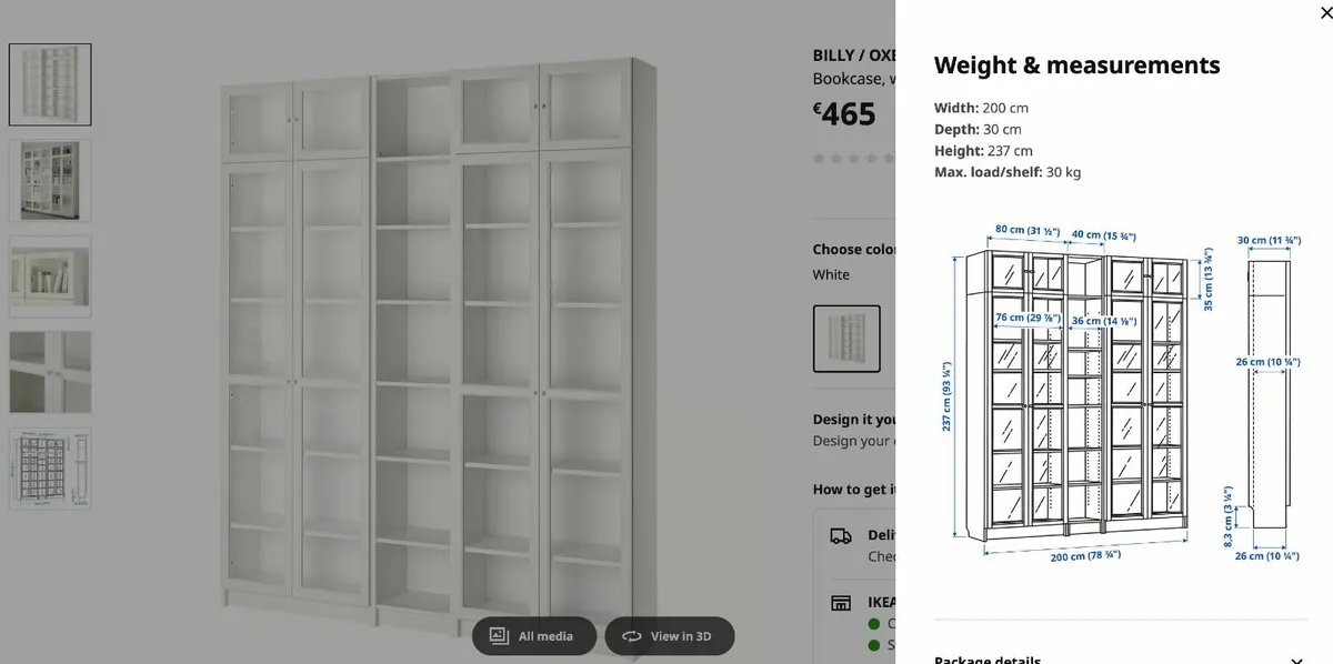 Cabinets (billy/oxberg) - Image 4