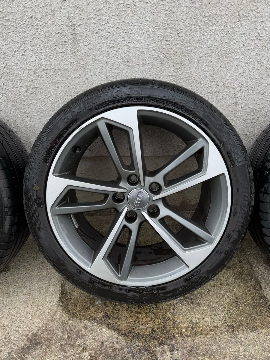 Audi 18” Alloys 2x Brand New Tyres - Image 3