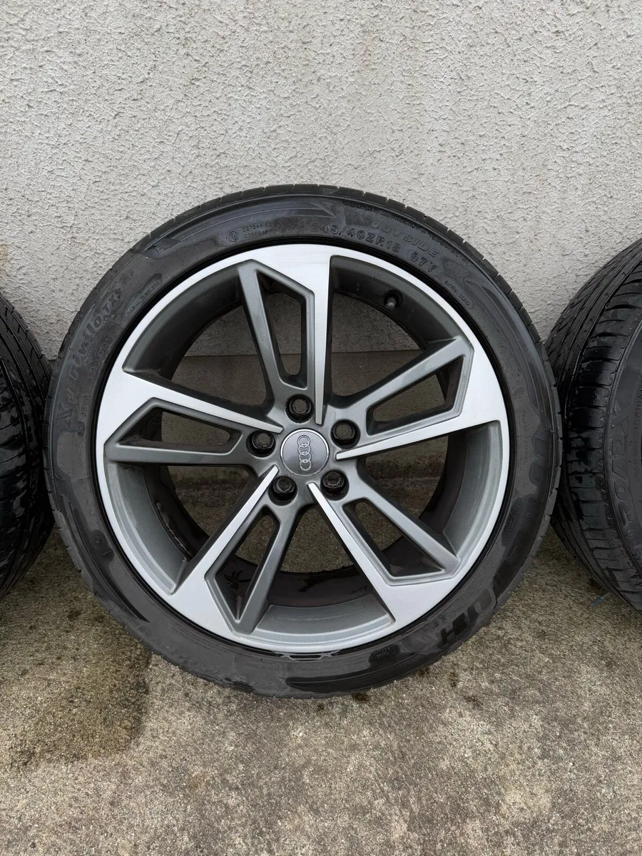 Audi 18” Alloys 2x Brand New Tyres - Image 4