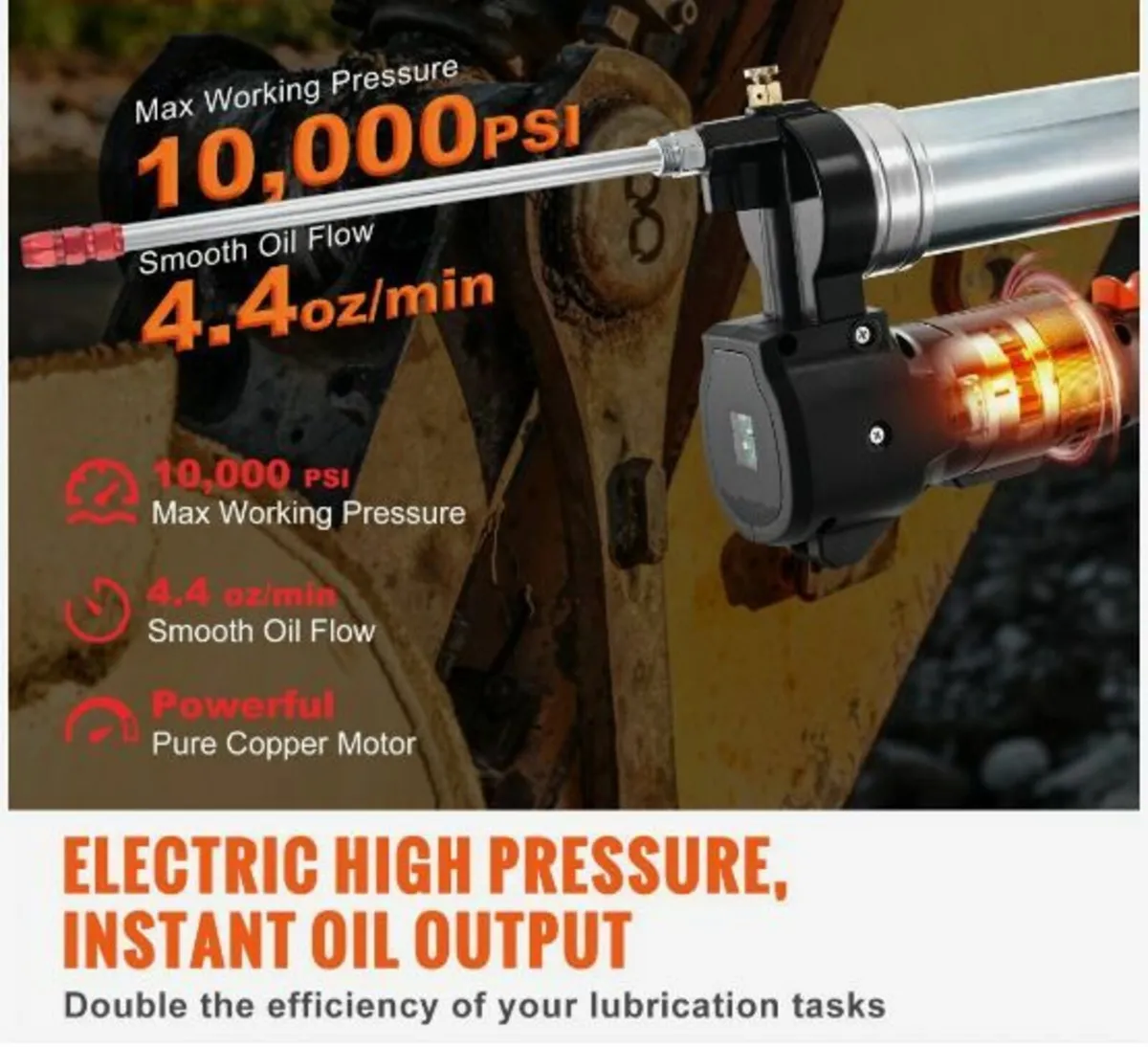 Cordless Grease Gun Electric 20 Volt - Image 2